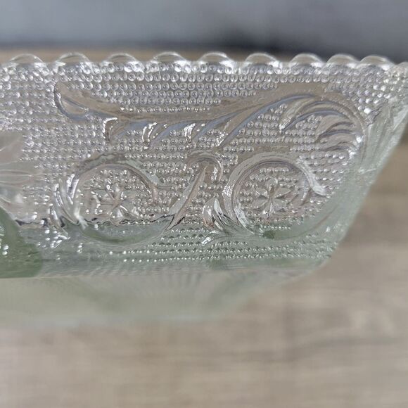 Cut Glass Clear Divided‎ Compartment Serving Tray - Picture 10 of 10